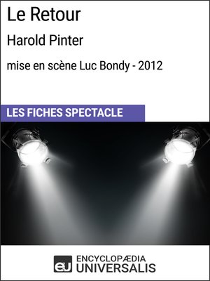 cover image of Le Retour (Harold Pinter--mise en scène Luc Bondy--2012)